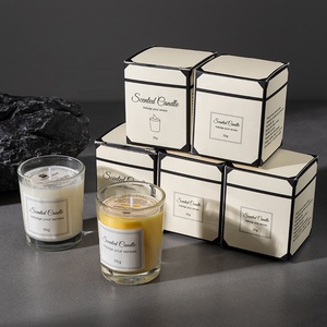 Bougies Parfumées Personnalisées <span class=keywords><strong>en</strong></span> Gros, <span class=keywords><strong>en</strong></span> Verre, Luxe, <span class=keywords><strong>Cire</strong></span> <span class=keywords><strong>de</strong></span> <span class=keywords><strong>Soja</strong></span>, Étiquette Privée, pour la Décoration, Cadeau, Parfum d'Ambiance, Faveur <span class=keywords><strong>de</strong></span> Mariage, Aromathérapie - Product Image 4