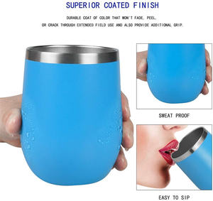 Bouteille d'eau isotherme en acier inoxydable de 12 oz avec logo personnalisé, en forme d'œuf, pour café, thé, école, enfants - Product Image 4