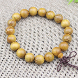 Mulberry Wood <b>Bracelet</b> 19mm Ball Shape Ethnic Style Geometric Design Gift For Men Women <b>Couple</b> Jewelry Hangzhou Origin - Product Image 3
