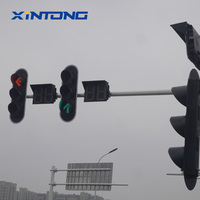 XINTONG Système de feux de circulation Solaire Led 200mm Flèche Bas Prix