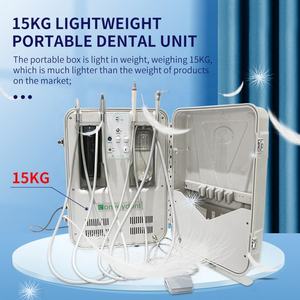 One-Step Service Medische Mobiele Tandheelkundige Eenheid Led Licht 2/4 Gat Unidad Tandheelkundige Portatil Draagbare Tandheelkundige Eenheid Voor Tandheelkundige Kliniek - Product Image 5