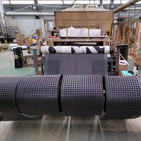 Tapis filtrant pour gazon artificiel, aménagement paysager, panneau de drainage en HDPE, bac de drainage pour plantation, grille en plastique pour gazon de toit