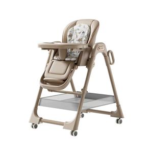 Chaise haute de sécurité réglable 3-en-1 de luxe pour bébé 0-12 mois, siège balancelle pliable multifonctionnel en PP, rehausseur - Product Image 6