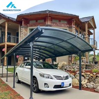 Abri de stationnement économique pour fourgonnette, camping, auvent latéral, garage, abri de voiture en aluminium