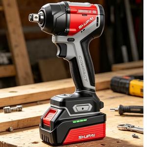 20V Brushless Cordless Impact Wrench 350NM 1/2 Inch High Torque Lithium <b>Battery</b> for Car Tire Repair JP-BS35X Compact Design Idea - Product Image 1