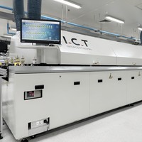 Máquina de Soldadura por Reflujo de Aire Caliente I.C.T, Máquina de Soldadura SMT, Horno de Reflujo para Soldadura de Plomo, Precio Competitivo, Directo de Fábrica
