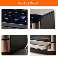 Friteuse à air moderne 267122 E/GS/ETL avec double chauffage (haut et bas), contrôle numérique, fenêtre visible et écran LCD – Appareil de cuisine