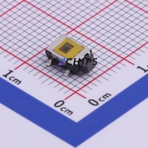UK-B0237-SP25Y Tactile Switch SMD Switch Single Pole Single Throw Rectangle Button 2.5N Horizontal Mount - Product Image 1