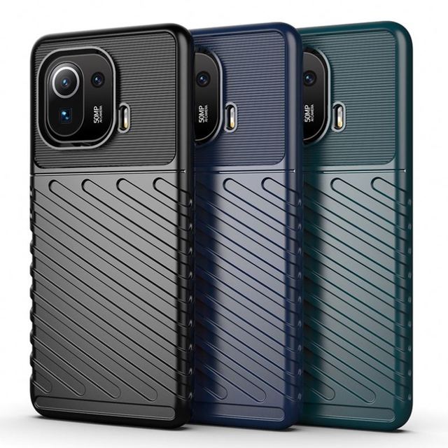 Thunder Shockproof Soft Tpu Cell Phone Cover Case for Xiaomi Mi 11 Pro