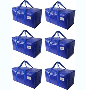 Paquete de 6 Bolsas de Almacenamiento Extra Grandes y Resistentes, Bolsas de Viaje Plegables de PE Duradero con Asas de Transporte para Ropa de Cama - Product Image 6