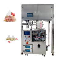 Machine d'emballage et de remplissage automatique multifonctionnelle pour sachets de thé triangulaires en plastique, à économie d'énergie