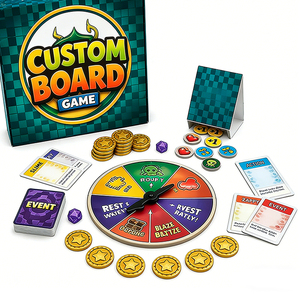 Custom Printed Board Game OEM Factory High Quality Card Game Production Service for Kids Fun Family Entertainment - Product Image 5