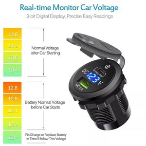 <span class=keywords><strong>Chargeur</strong></span> USB prise de courant adaptateur PD Type C QC 3.0 étanche double Ports USB Charge rapide pour <span class=keywords><strong>voiture</strong></span> - Product Image 4