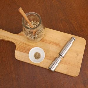 Molinillo Manual de Acero Inoxidable y Bambú para Especias y Salsas, con Logotipo Personalizado, Utensilio de Cocina, Salero, Vajilla Promocional - Product Image 4