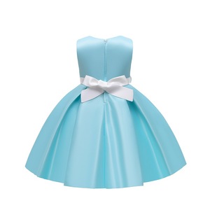 ZY005 Robes en coton pour bébés, designs tendance, nouvelle arrivée, petites robes en velours pour filles, robes de mariage pour enfants - Product Image 2