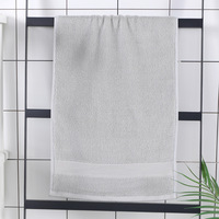 Serviette de toilette Douceur D'Intérieur Élégance (50x90cm) Perle 100% Coton Uni Couleur Unie