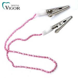 Clip para Bufanda con Cadena de Bolas Dental, Autoclavable, Soporte Manual para Servilletas, Clip Desechable para Baberos Médicos, Herramienta de Odontología de Acero Inoxidable - Product Image 5
