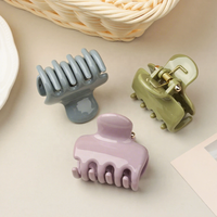 Petite pince à cheveux rose brillante, élégante pince requin crème pour queue de cheval haute, nouvelle collection printemps-été, accessoires pour cheveux femme