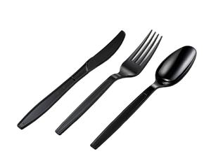 حار بيع أدوات مائدة بلاستيكية ل دبي Oem المتاح أدوات مائدة بلاستيكية حزم Ps أواني - Product Image 1