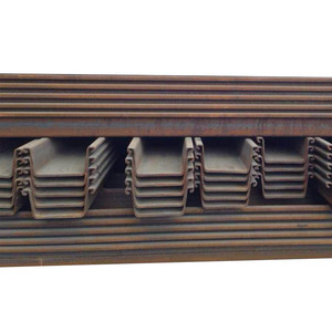 Useds laminés à chaud 400x125x13mm 12 mètres de pieux concrets de tôle d'acier d'U - Product Image 2
