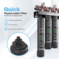 10-40LPM vente en gros 2 étapes filtre à eau minéral pour Machine à café 0.5 microns ménage filtre à eau purificateur pour boire à la maison