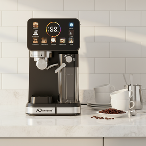 เครื่องชงกาแฟเอสเพรสโซ่กึ่งอัตโนมัติ Anbolife พร้อมฟังก์ชั่นทำฟองนม ชงกาแฟเย็นแบบลาเต้ ใช้ไฟฟ้า ปลั๊กแบบ EU สำหรับใช้ในบ้าน สไตล์ฝรั่งเศส - Product Image 3
