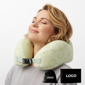 Impresso Atacado Memória Espuma Viagem Pescoço Suporte Travesseiro Ergonômico U Forma Pescoço Resto Travesseiro para Viajar, Carro, Escritório, Casa - Product Image 1