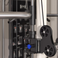 Máquina Smith Multifuncional para Gimnasio, Uso Comercial, Acero Inoxidable, Cable Crossover, Soporte para Sentadillas, Estación de Press de Banca
