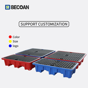 منصة احتواء انسكاب الزيت سعة 150 لترًا لتجميع السوائل وتخزين براميل الزيت - Product Image 5