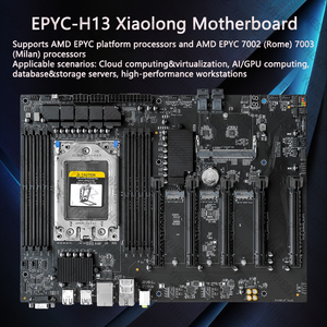 JGINYUE EPYC H13 <b>Motherboard</b> Module New ATX 7002/7003 Series <b>CPU</b> 8*DDR4 2TB Memory IPMI DUAL 2.5G Network Supports AMD EPYC 7002 - Product Image 3