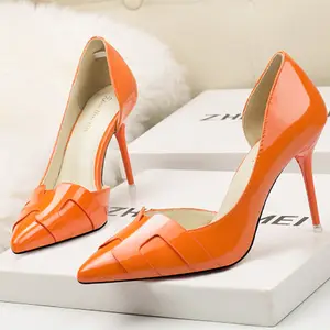 Fashion korean H shape women's pumps pointed toe stiletto high heels shoes for women sexy lady party dress shoes