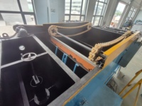 Machine de flottation à air dissous (DAF) pour abattoir de volailles avec PLC pour l'élimination du sang, des graisses et des plumes, recyclage des eaux usées, garantie 1 an
