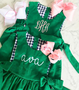 Crianças Roupas Meninas Vestidos De Algodão De Linho Natal Vermelho 2025 Baby Romper Sets Crianças Roupas Meninas Vestidos - Product Image 5