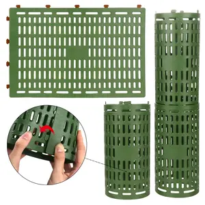 Adjustable Tree Trunk Protector pp Plastic Sapling Guard Hollow Fence Guard Cover Plant Protection Tool Garden Accessories