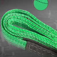 Kaldırma Web sapanlar Polyester dokuma kaldırma sapan ağır 100% Polyester yük kaldırma kemerler düz dokuma sapanlar