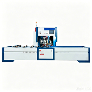 Máquina de Soldadura por Puntos para Sellado de Paneles de Muebles de Acero con Panel de Control Digital y Diseño Azul y Blanco - Product Image 1