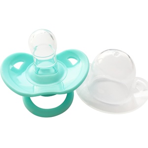Sucette en gel de silice transparente, douce et lisse, pour bébé, vente directe d'usine, apaisante pour la dentition - Product Image 3