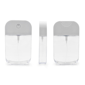 Botella de bolsillo portátil de viaje recargable Perfume atomizador crédito desinfectante plástico blanco teléfono tarjeta Spray botella vacía - Product Image 3