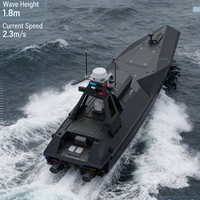 Plateforme professionnelle de collecte de données océanographiques, bateau autonome de prospection en eaux profondes sans pilote