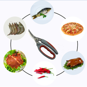 Suministro transfronterizo: Tijeras de cocina multifuncionales, tijeras de cocina domésticas de acero inoxidable, tijeras para deshuesar específicas para cocina - Product Image 1