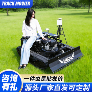Tondeuse à gazon AIWEIYA Track Mower, hauteur de coupe 200 mm, télécommande, essence, pour vergers, prairies et agriculture - Product Image 1