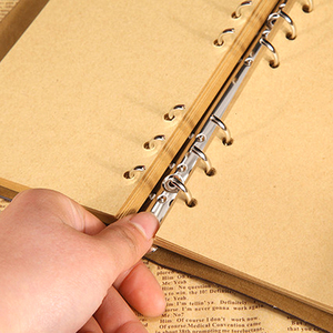 Funda de cuero Foska creativa, suministros escolares y de oficina A6 B6, Papel kraft de PU DIY, hojas sueltas, cuaderno de negocios impermeable de lujo - Product Image 5