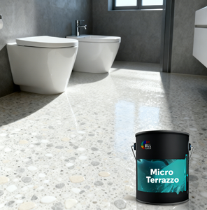 Solución de Pisos de Micro Terrazo Personalizable: Terrazo Epóxico Resistente a las Manchas y sin Juntas para Cocina/Baño - Product Image 2