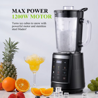 Blender professionnel Plus Max Power, mixeur pour smoothies, sorbetière, mixeur pour boissons glacées et machine à margaritas avec pot en verre de 1,5 L