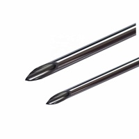 Aguja Hipodérmica de Acero Inoxidable SUS 304 de Alta Calidad, Cánula de Uso Veterinario Reutilizable, Agujas Metálicas de 18G, Marca WN, Diagnóstico