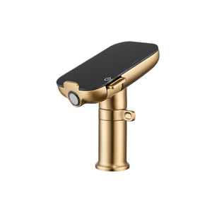Customized Smart Basin Faucet Brass Touch Sensor Deck Mounted Single Hole With Led Lighting - Product Image 3