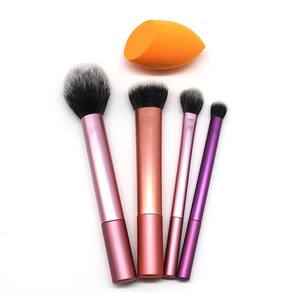 Nouveauté de haute qualité, vente en gros, de luxe, logo végétalien, marque privée rose, véritables <span class=keywords><strong>techniques</strong></span> professionnelles, ensemble de pinceaux de maquillage - Product Image 4