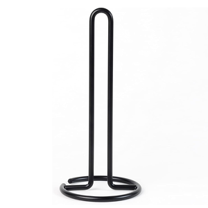 Dining Table Euro Standing Metal <b>Paper</b> Towel Holder Bathroom Tissue Holder and Towel Rack Modern Simple <b>Kitchen</b> Tissue Rack - Product Image 1