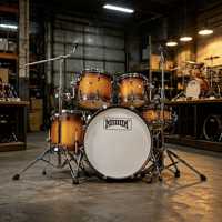 Offre Spéciale – Batterie de Jazz 6 Pièces Série Knock DF-D Laquée avec Coquilles en Bois de Peuplier et Bouleau – Instrument de Percussion Professionnel