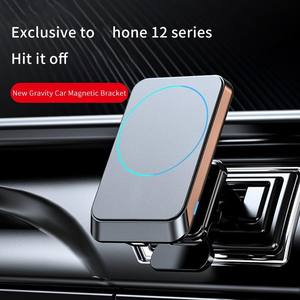 Support de téléphone pour voiture Vente en gros Portable 15W Aimant <span class=keywords><strong>Induction</strong></span> Charge rapide Ventilation de voiture Chargeurs magnétiques sans fil pour iPhone Series - Product Image 2